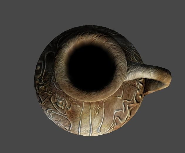 old jar1 Low-poly 3D model_7