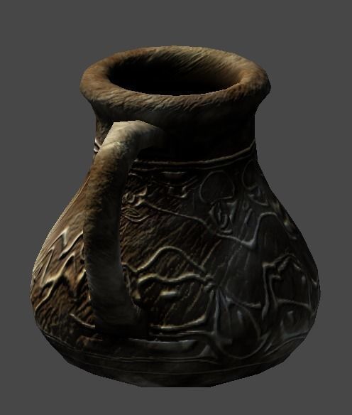 old jar1 Low-poly 3D model_5