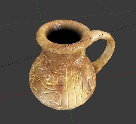 old jar1 Low-poly 3D model_11