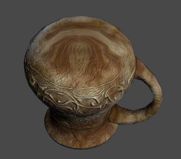 old jar1 Low-poly 3D model_8