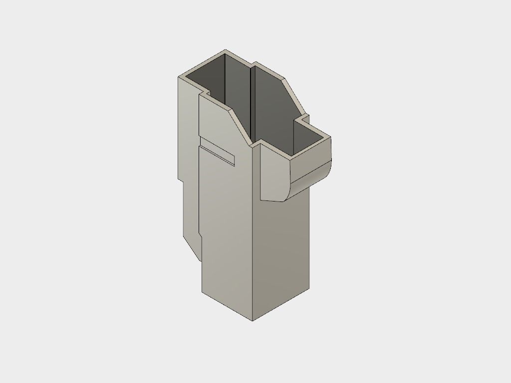 Realistic Star Wars DC-17s Pistol with Holster 3D print model_4