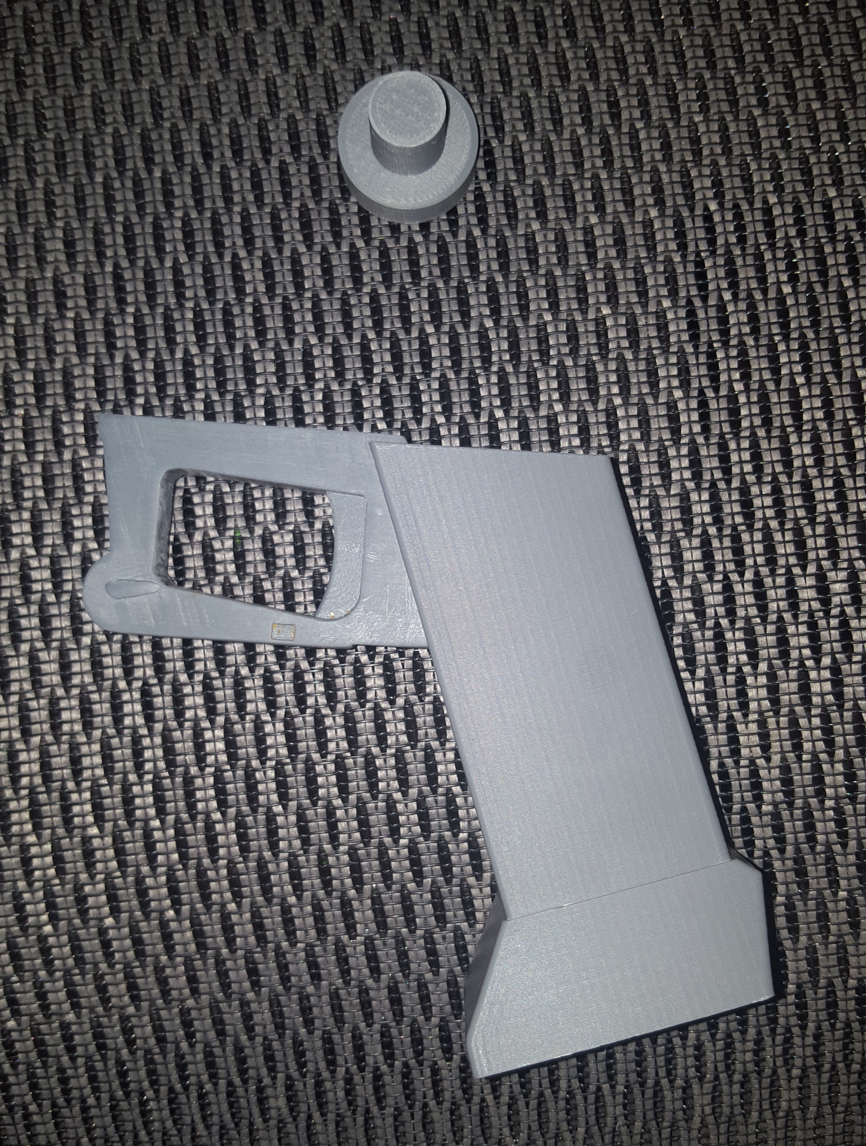 Realistic Star Wars DC-17s Pistol with Holster 3D print model_8