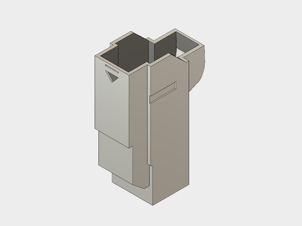 Realistic Star Wars DC-17s Pistol with Holster 3D print model_3