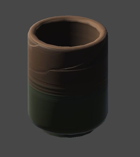 yunomi1 can Low-poly 3D model_11