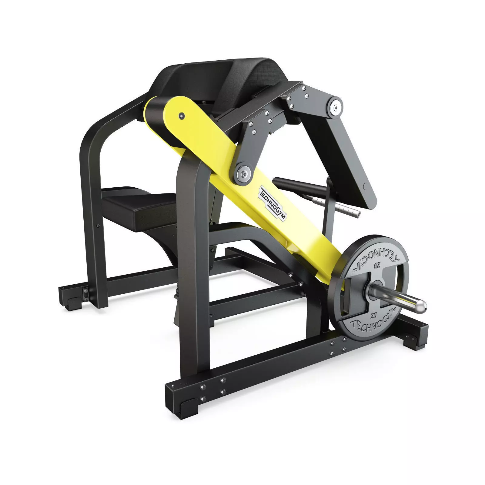 Technogym - Plate Loaded - Biceps 3D model_0