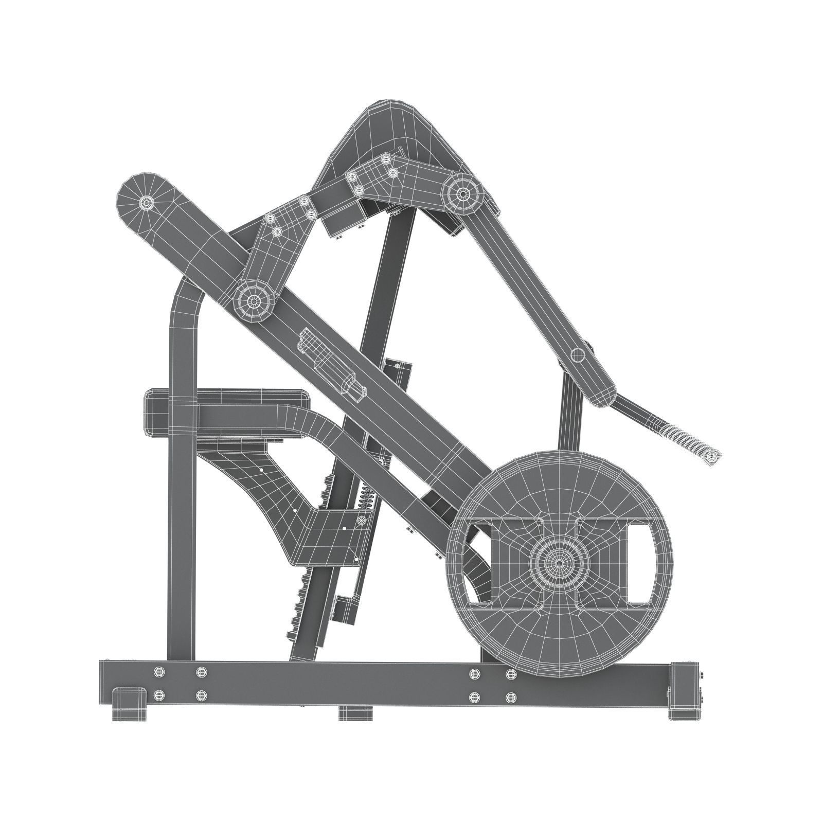 Technogym - Plate Loaded - Biceps 3D model_9