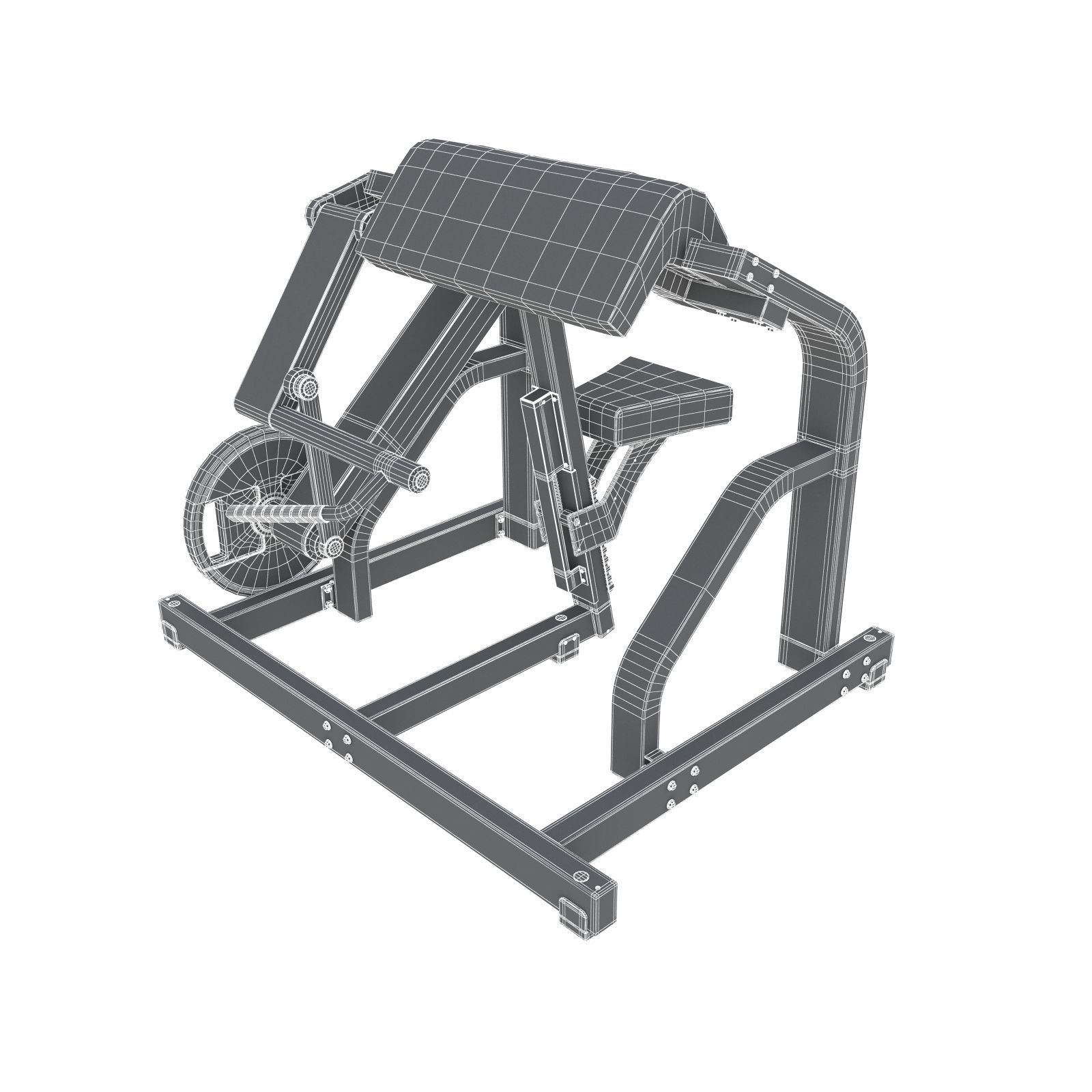 Technogym - Plate Loaded - Biceps 3D model_7