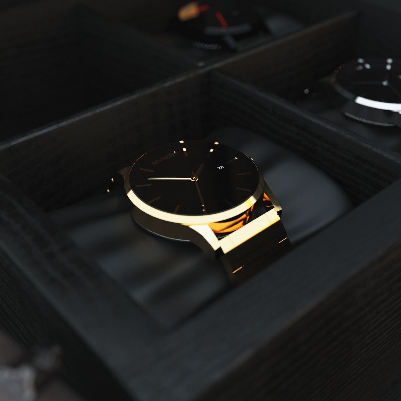 MVMT Colt-M1911 Low-poly 3D model_2