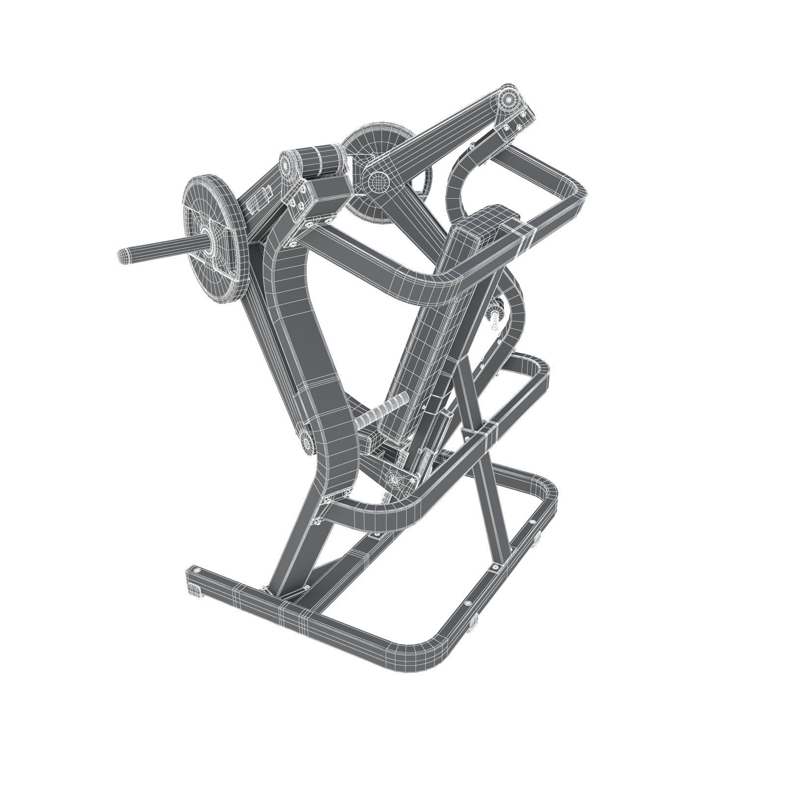 Technogym - Plate Loaded - Chest Press 3D model_6