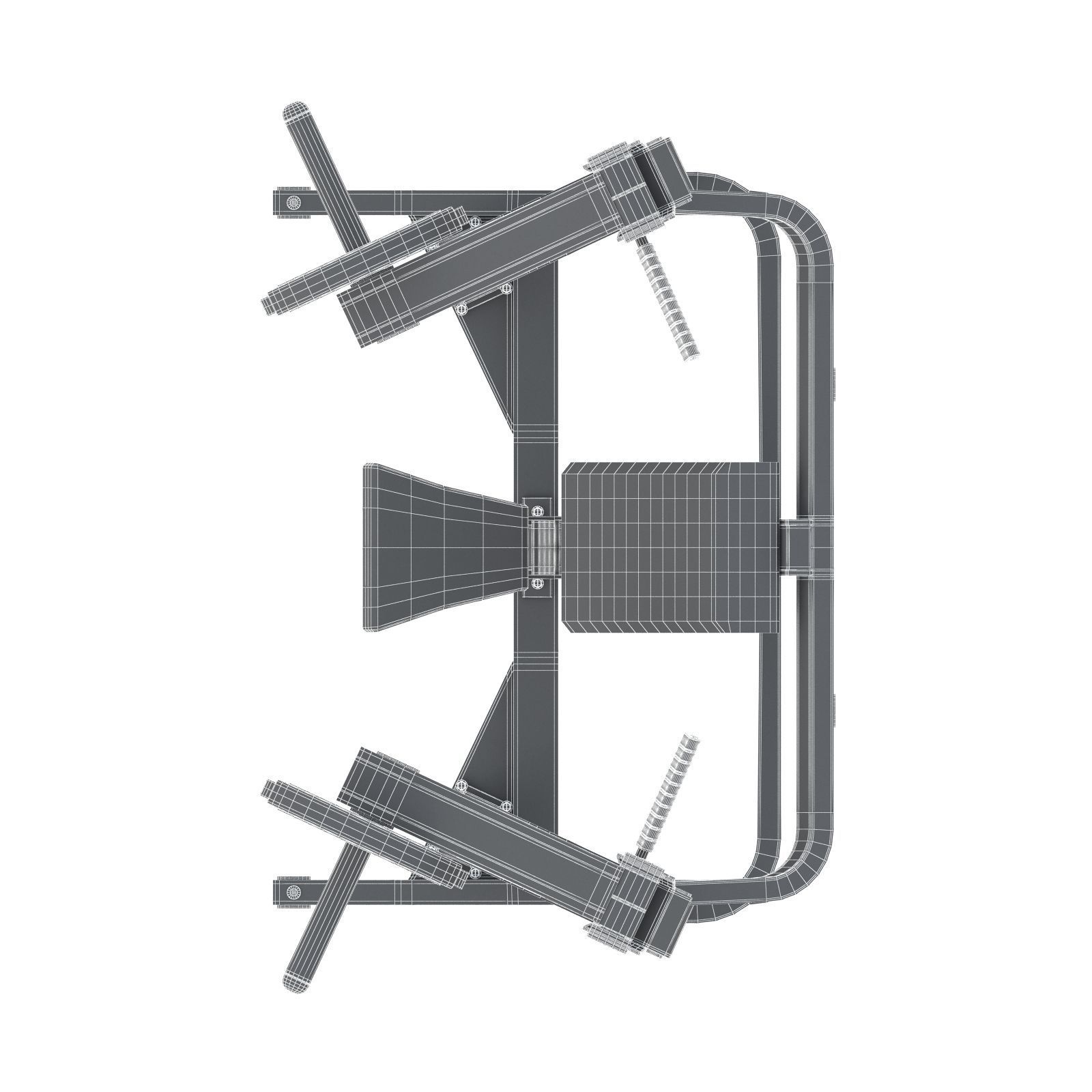Technogym - Plate Loaded - Chest Press 3D model_8