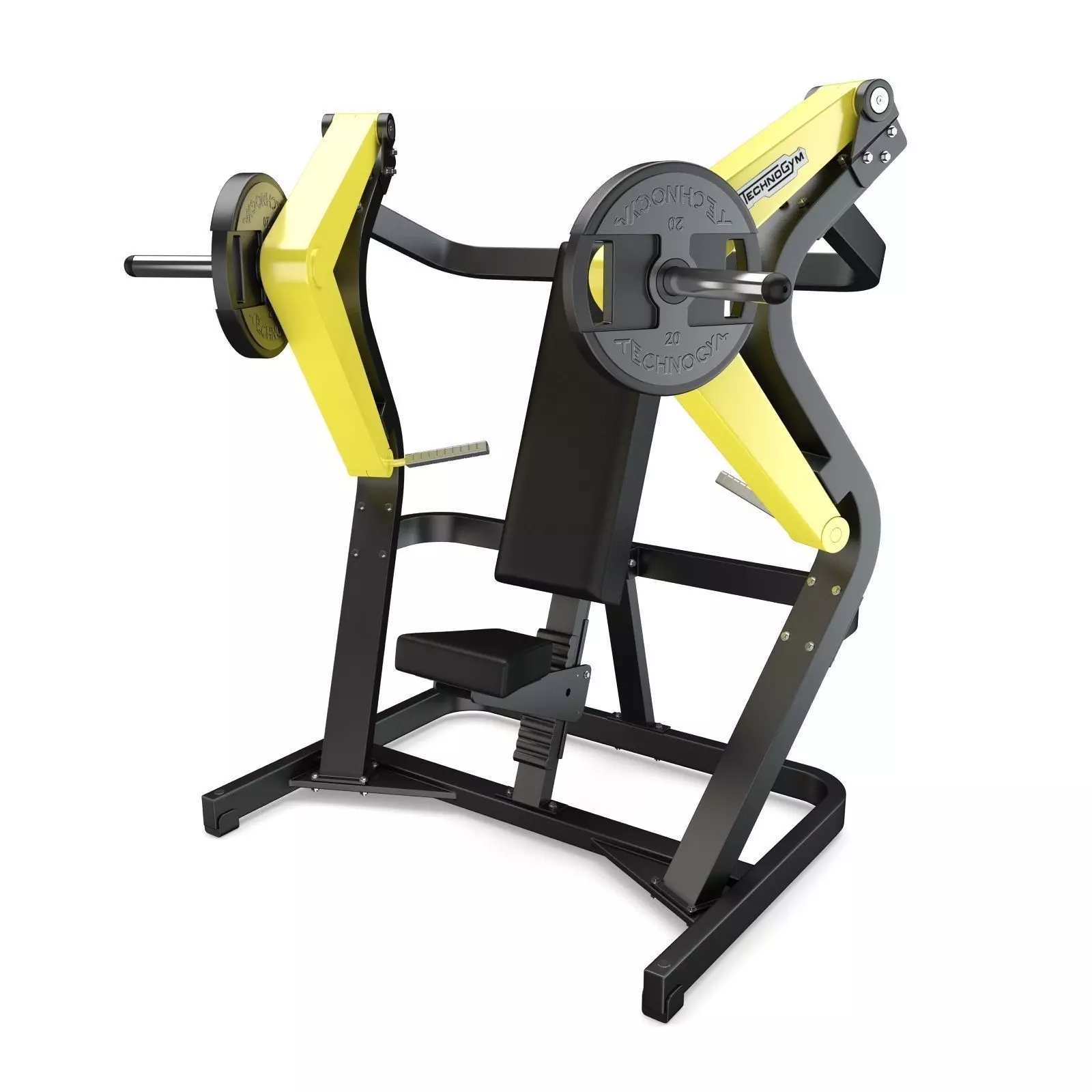 Technogym - Plate Loaded - Chest Press 3D model_0