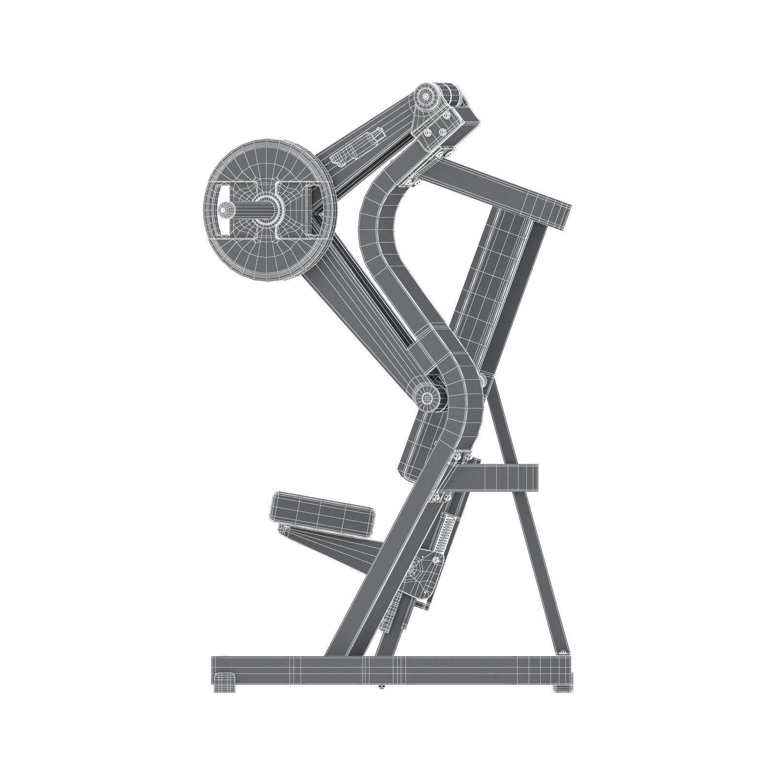 Technogym - Plate Loaded - Chest Press 3D model_9