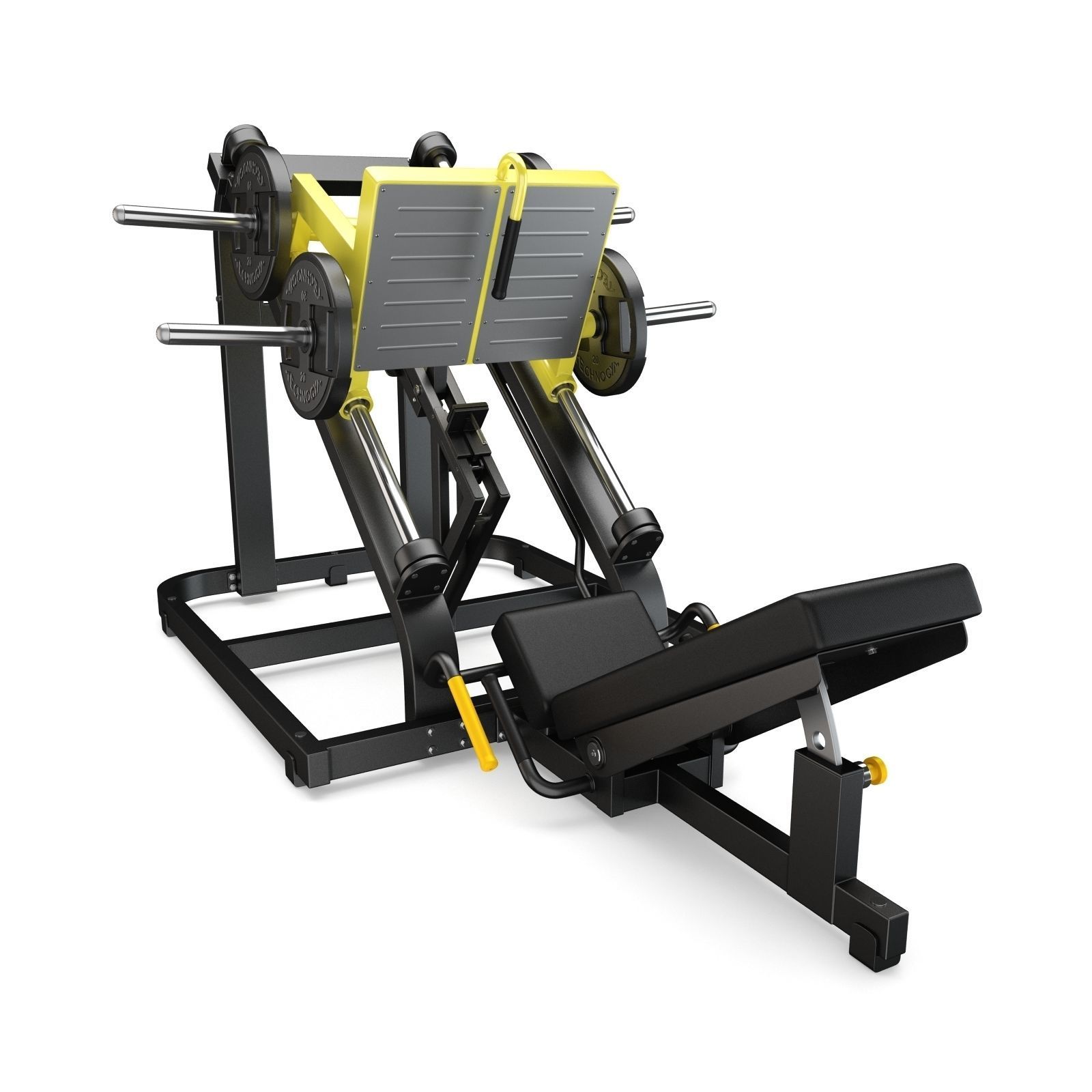 Technogym - Plate Loaded - Liner Leg Press 3D model_1