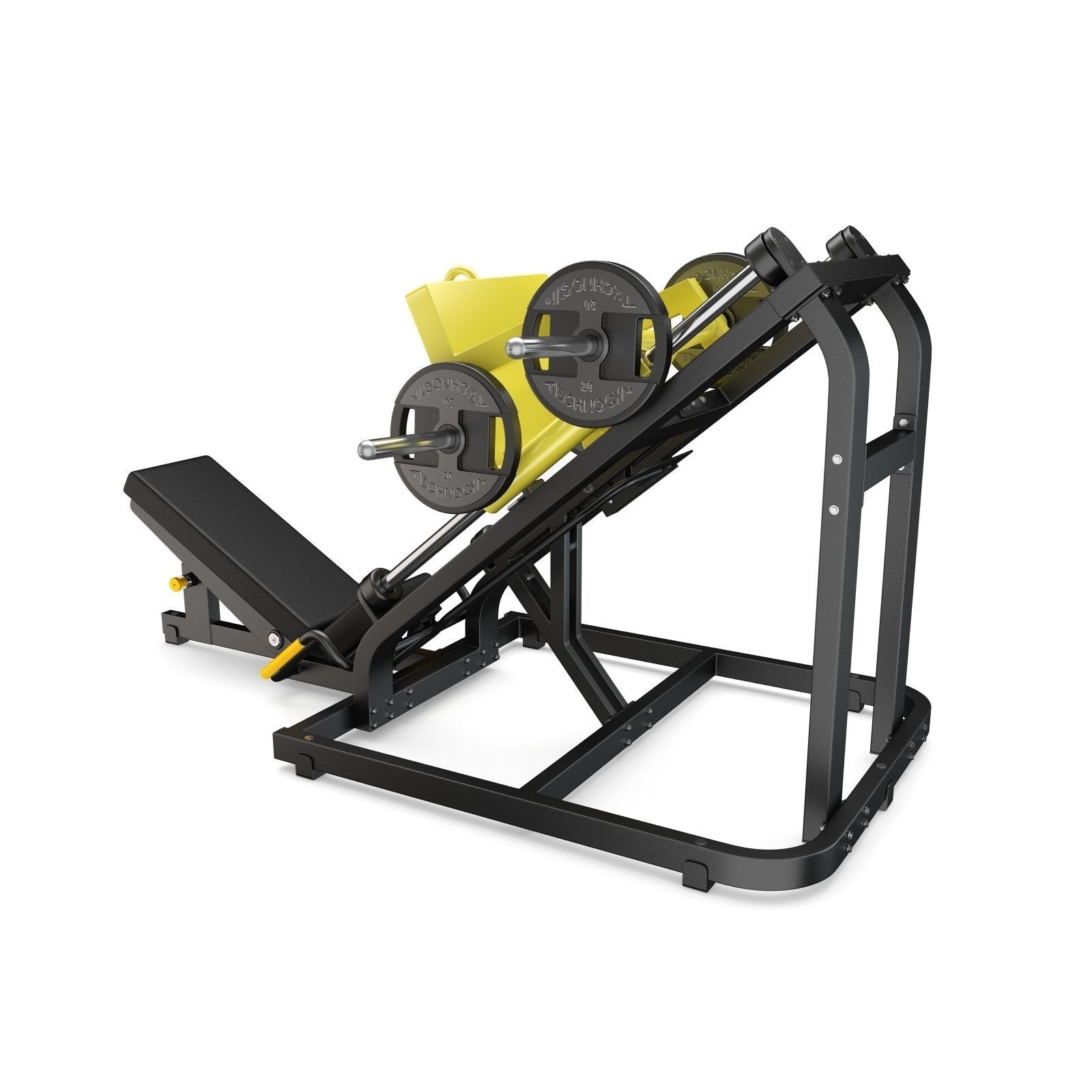 Technogym - Plate Loaded - Liner Leg Press 3D model_3