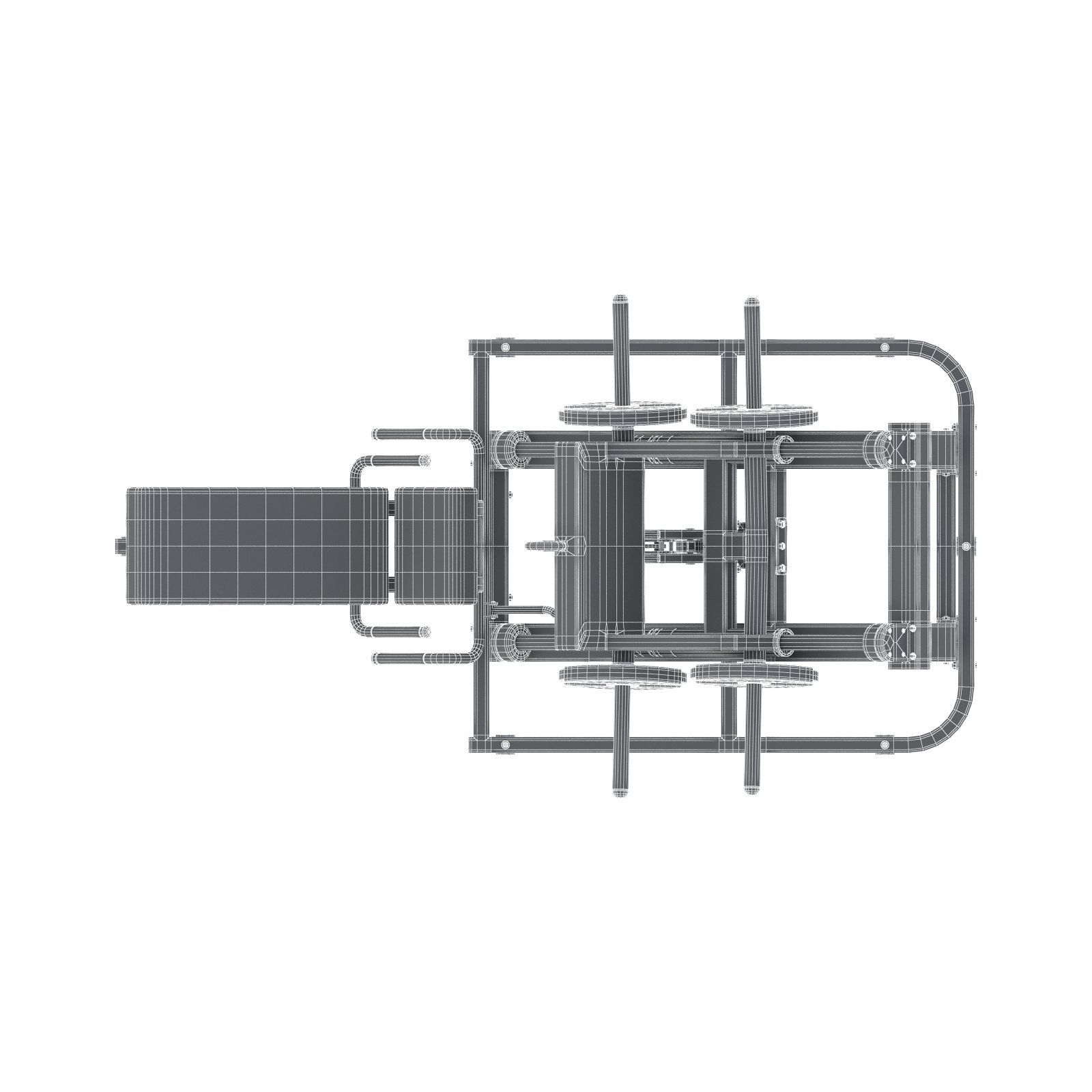 Technogym - Plate Loaded - Liner Leg Press 3D model_8