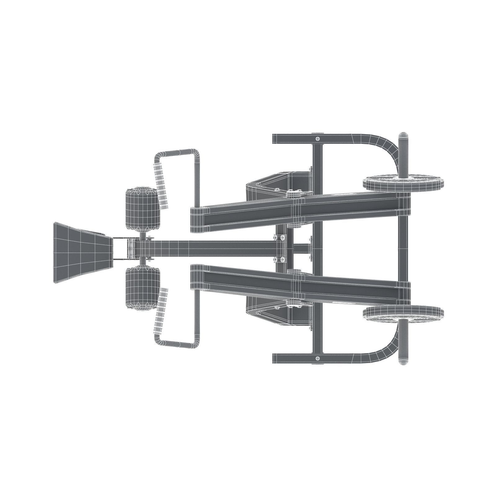 Technogym - Plate Loaded - Pulldown 3D model_9