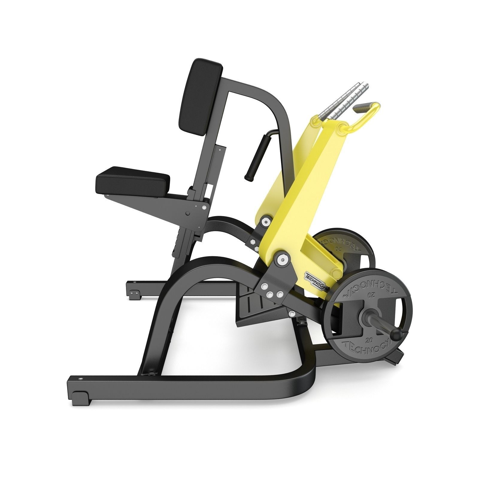 Technogym - Plate Loaded - Row 3D model_2