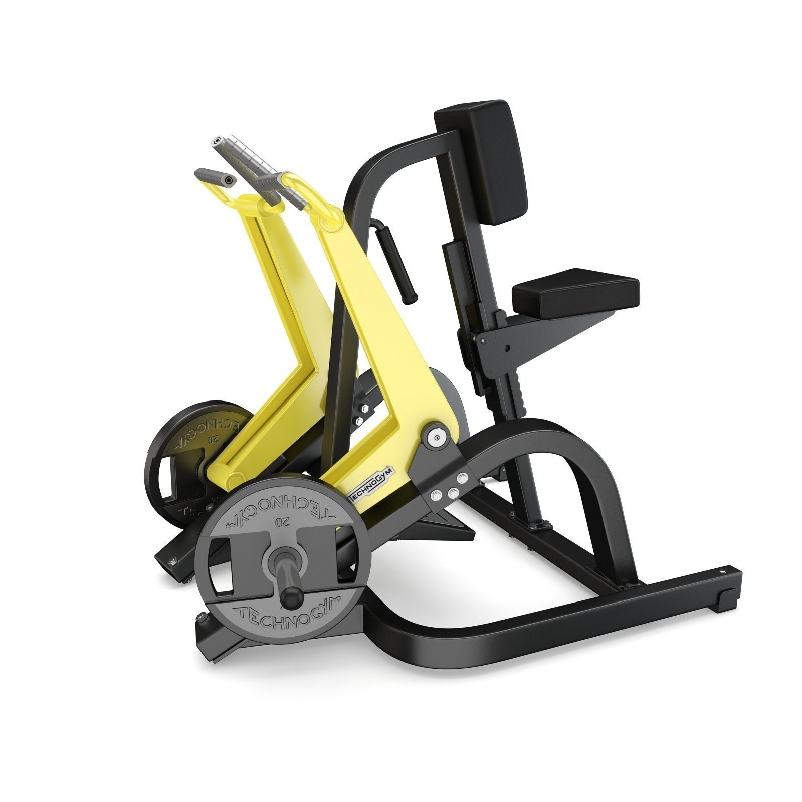 Technogym - Plate Loaded - Row 3D model_4