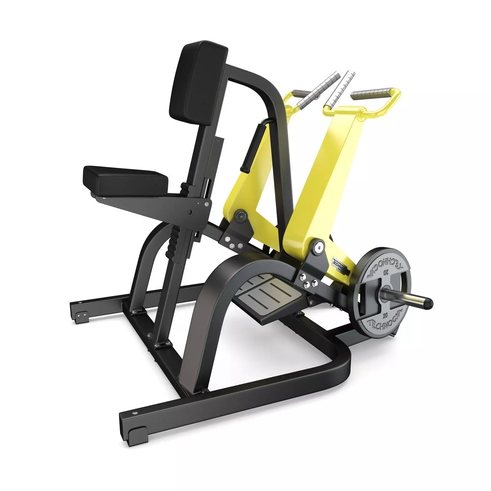 Technogym - Plate Loaded - Row 3D model_0