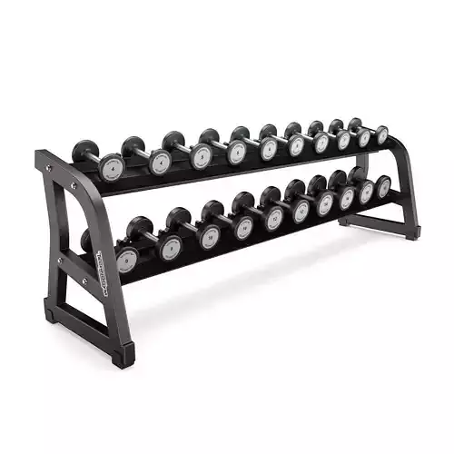 Technogym - Free Weight - Urethane Dumbbells 3D model