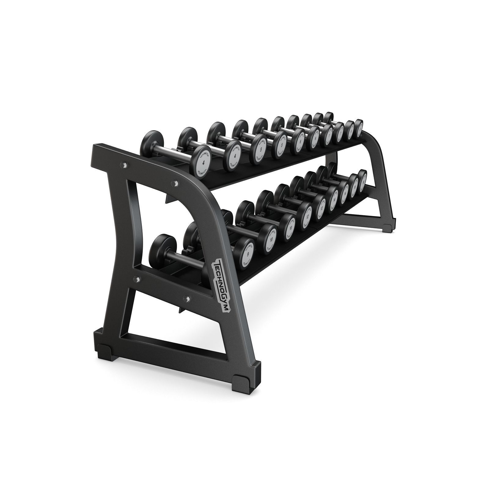 Technogym - Free Weight - Urethane Dumbbells 3D model_1