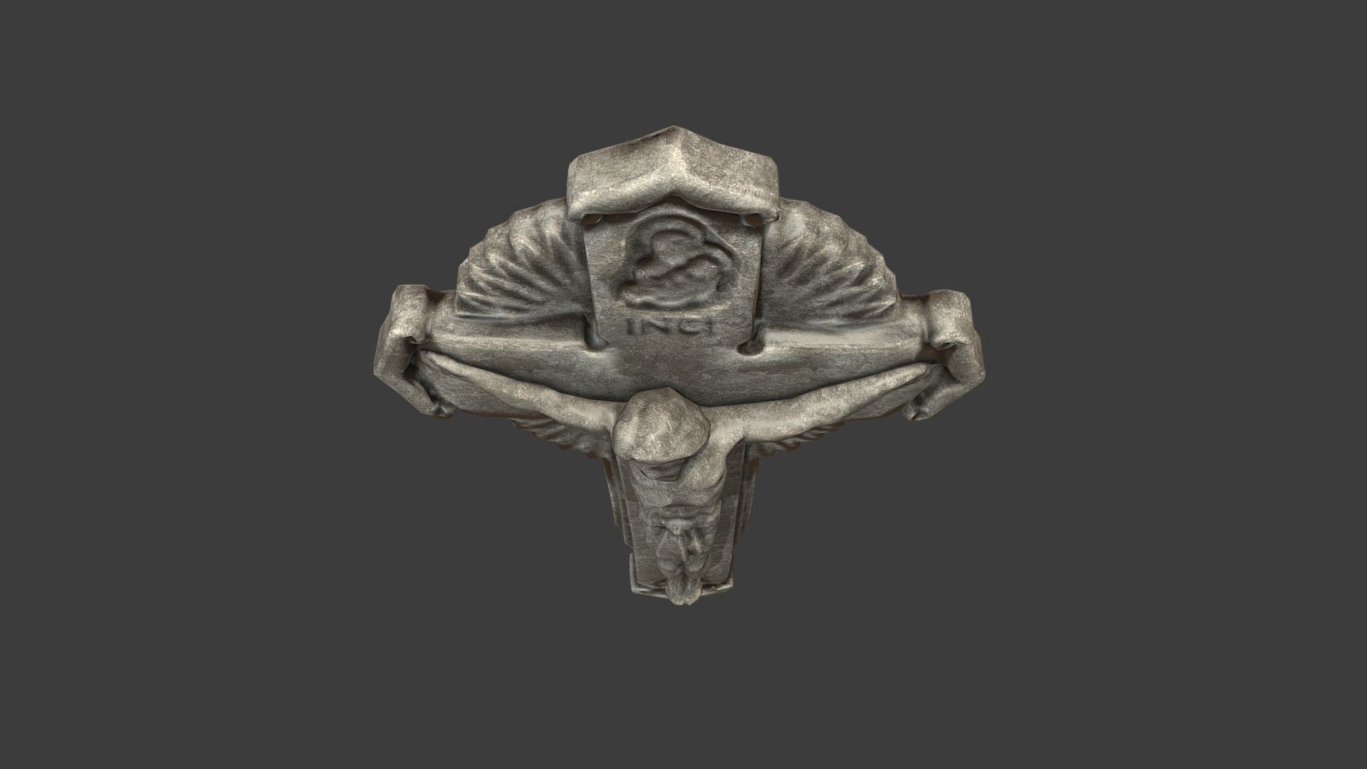 Jesus Christ Low-poly 3D model_13