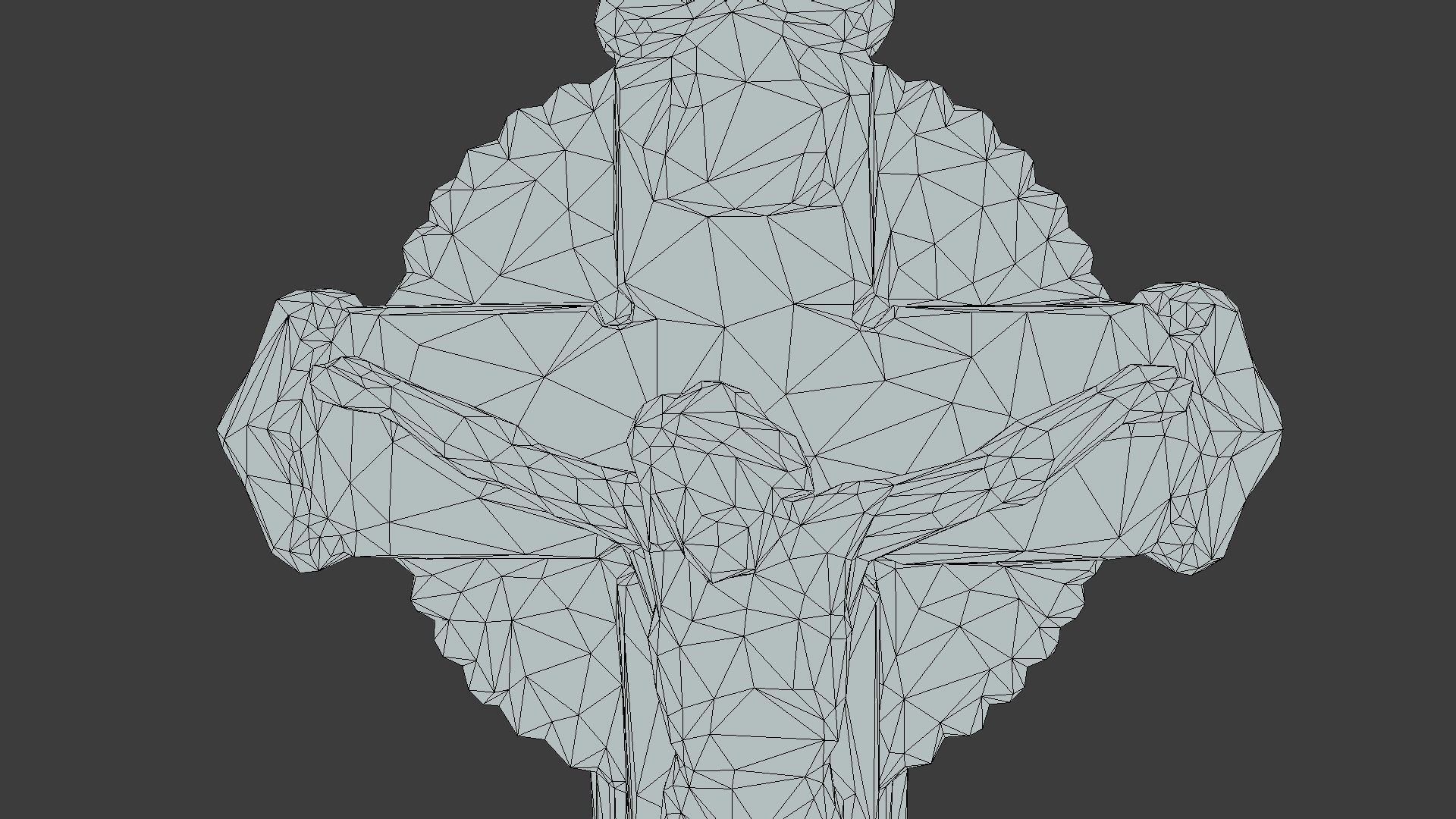 Jesus Christ Low-poly 3D model_9