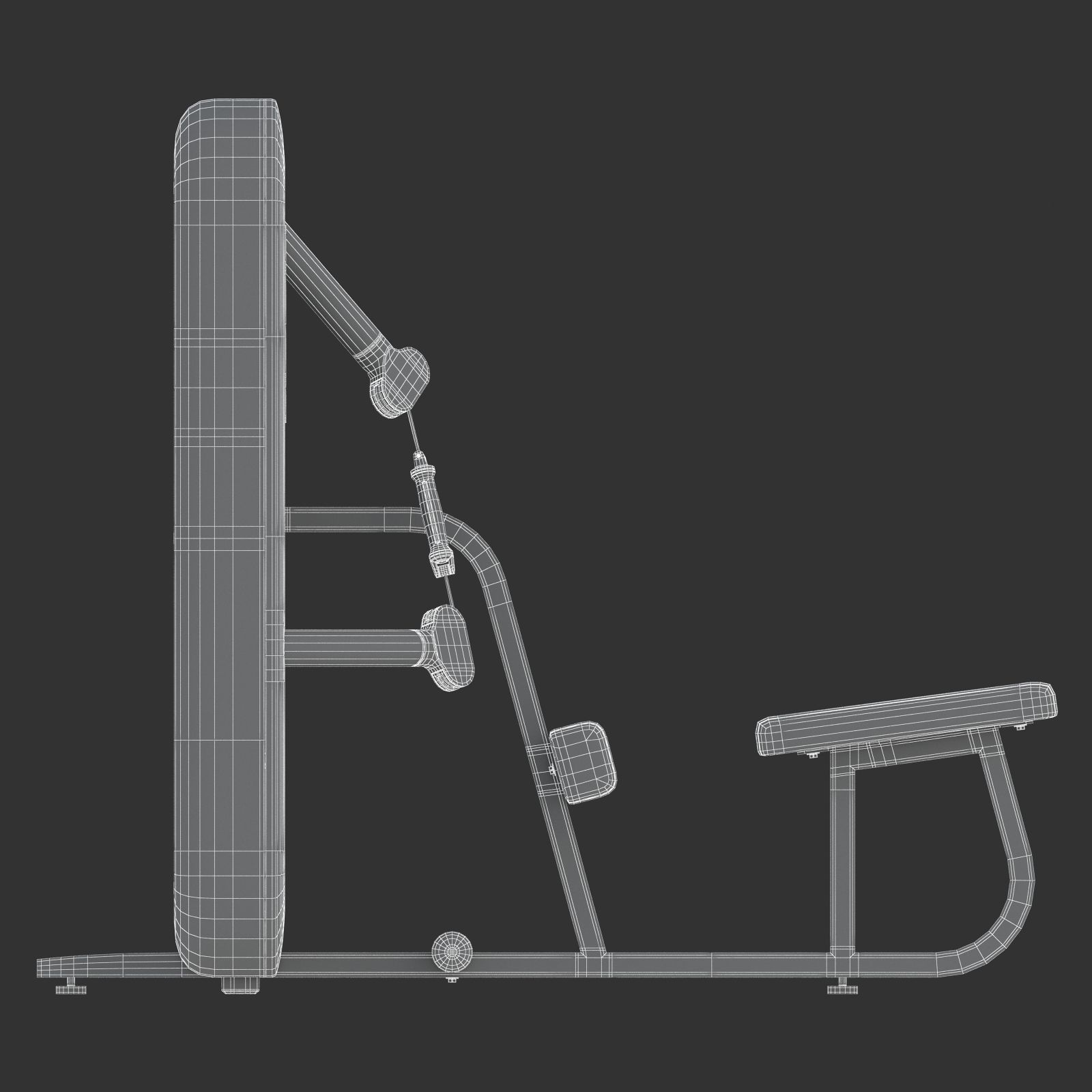 Technogym - Functional Training - Low Pull 3D model_13