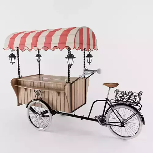 Cargo Bike Milano 3D model