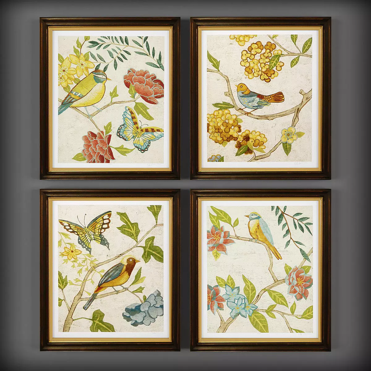 Picture Frames Low-poly 3D model_0