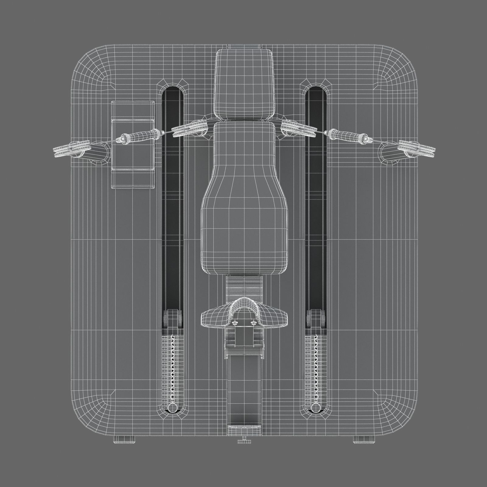 Technogym - Functional Training - Over Head Press 3D model_11