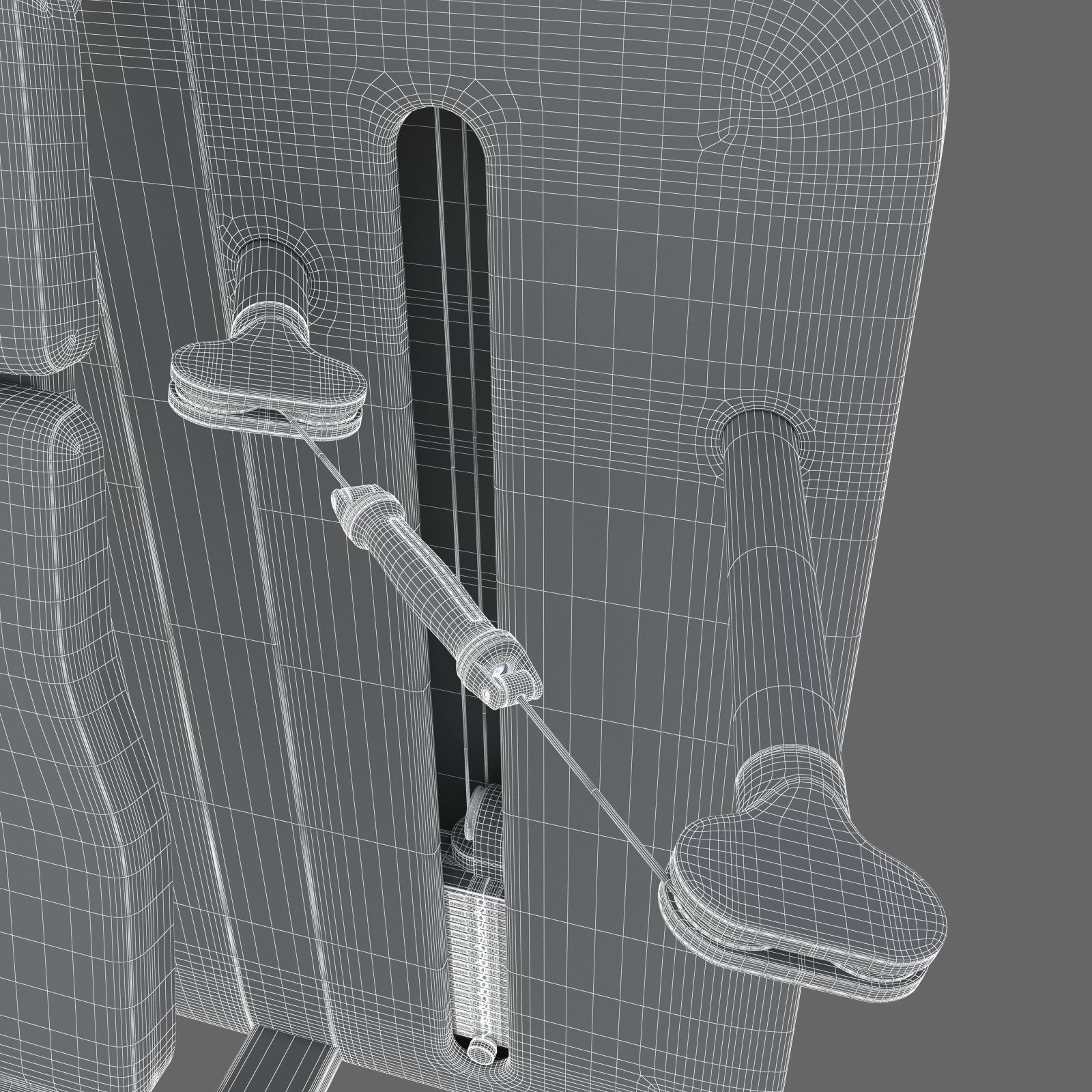 Technogym - Functional Training - Over Head Press 3D model_17