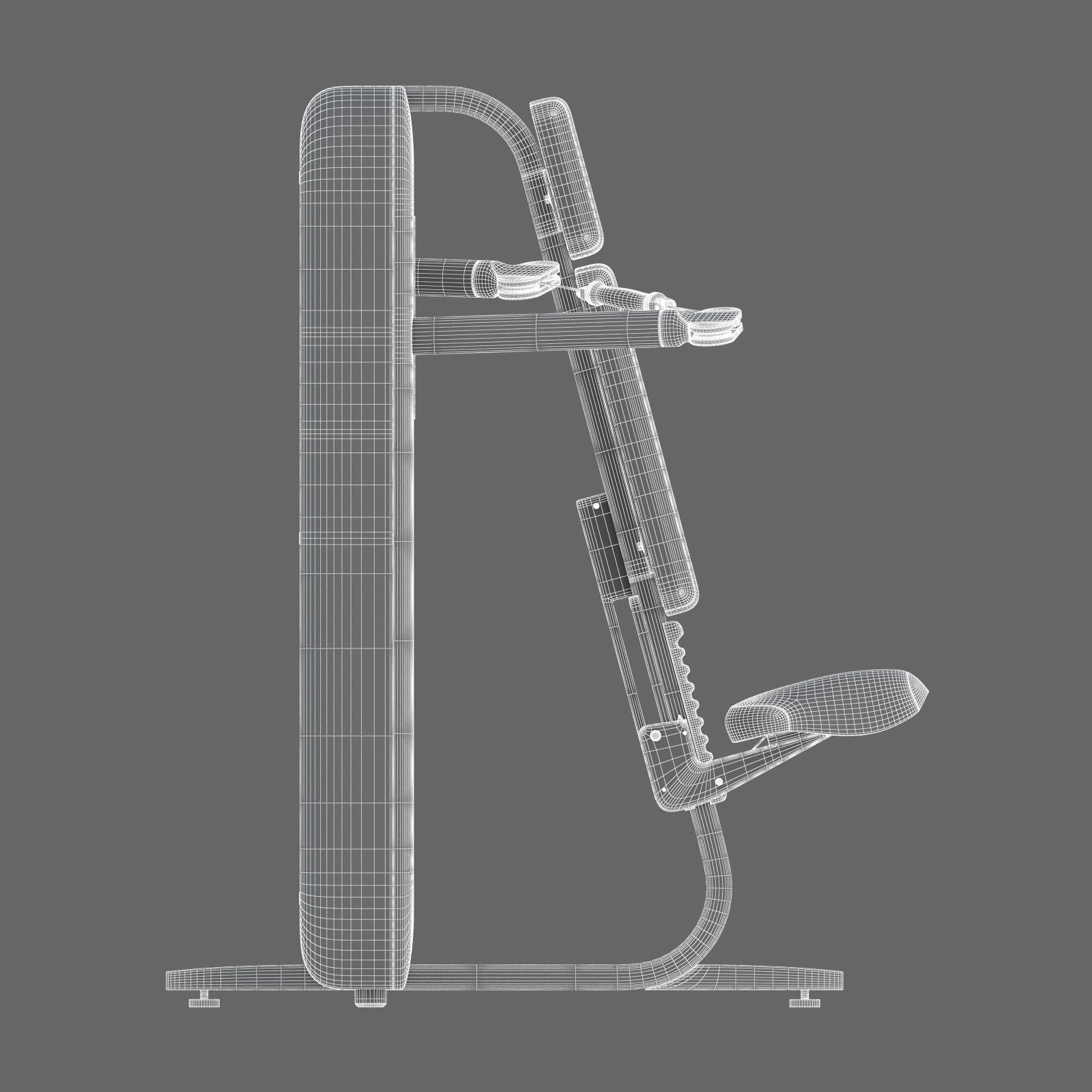 Technogym - Functional Training - Over Head Press 3D model_13