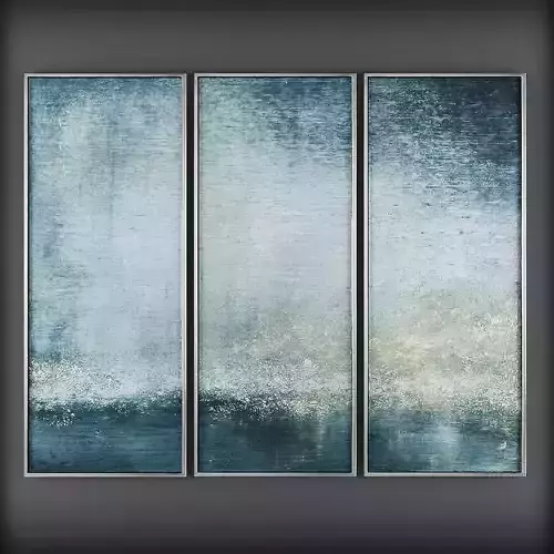 Picture Frames VR  Low-poly 3D model