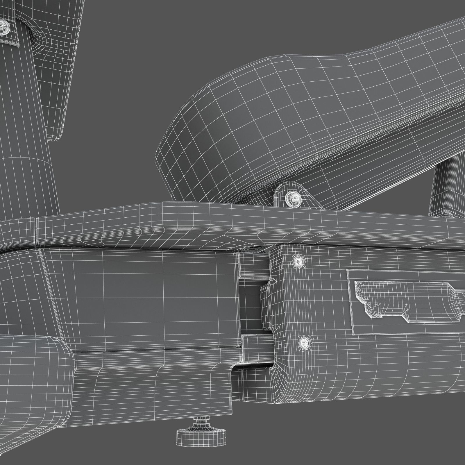 Technogym - Stretching - Flexability Anterior 3D model_17