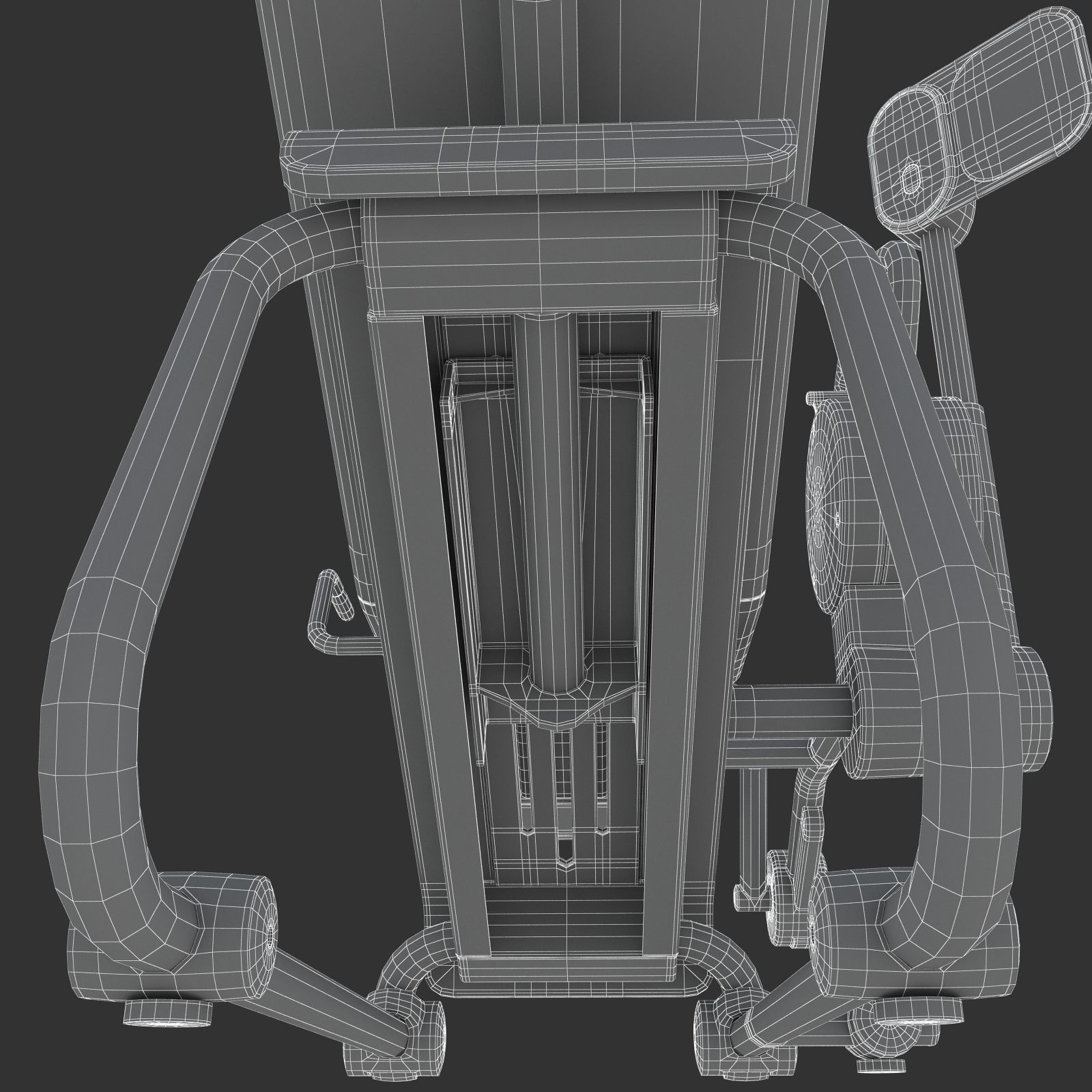 Technogym - Stretching - Flexability Posterior 3D model_21