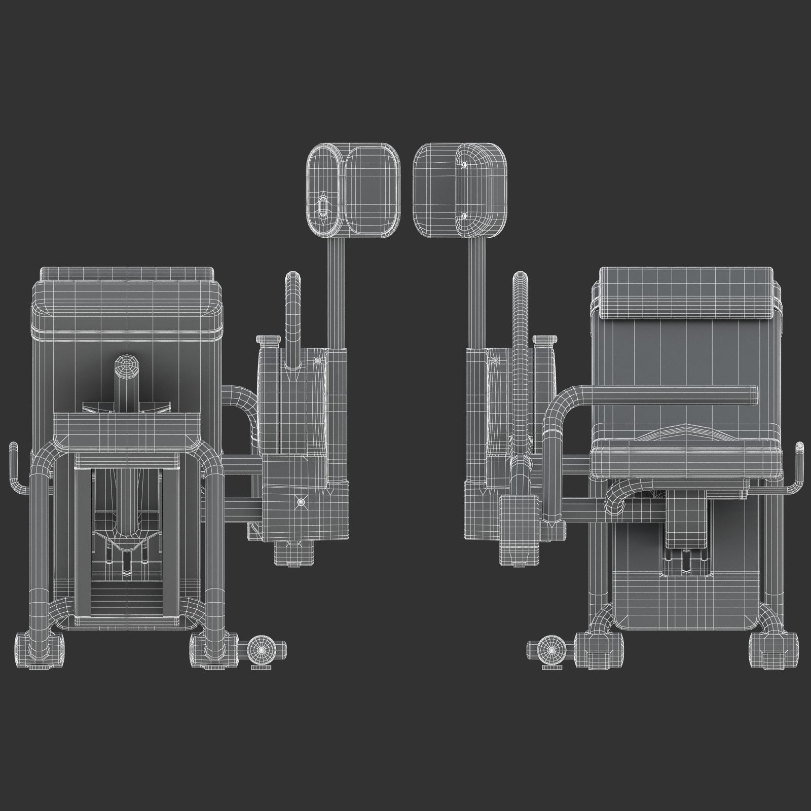 Technogym - Stretching - Flexability Posterior 3D model_14