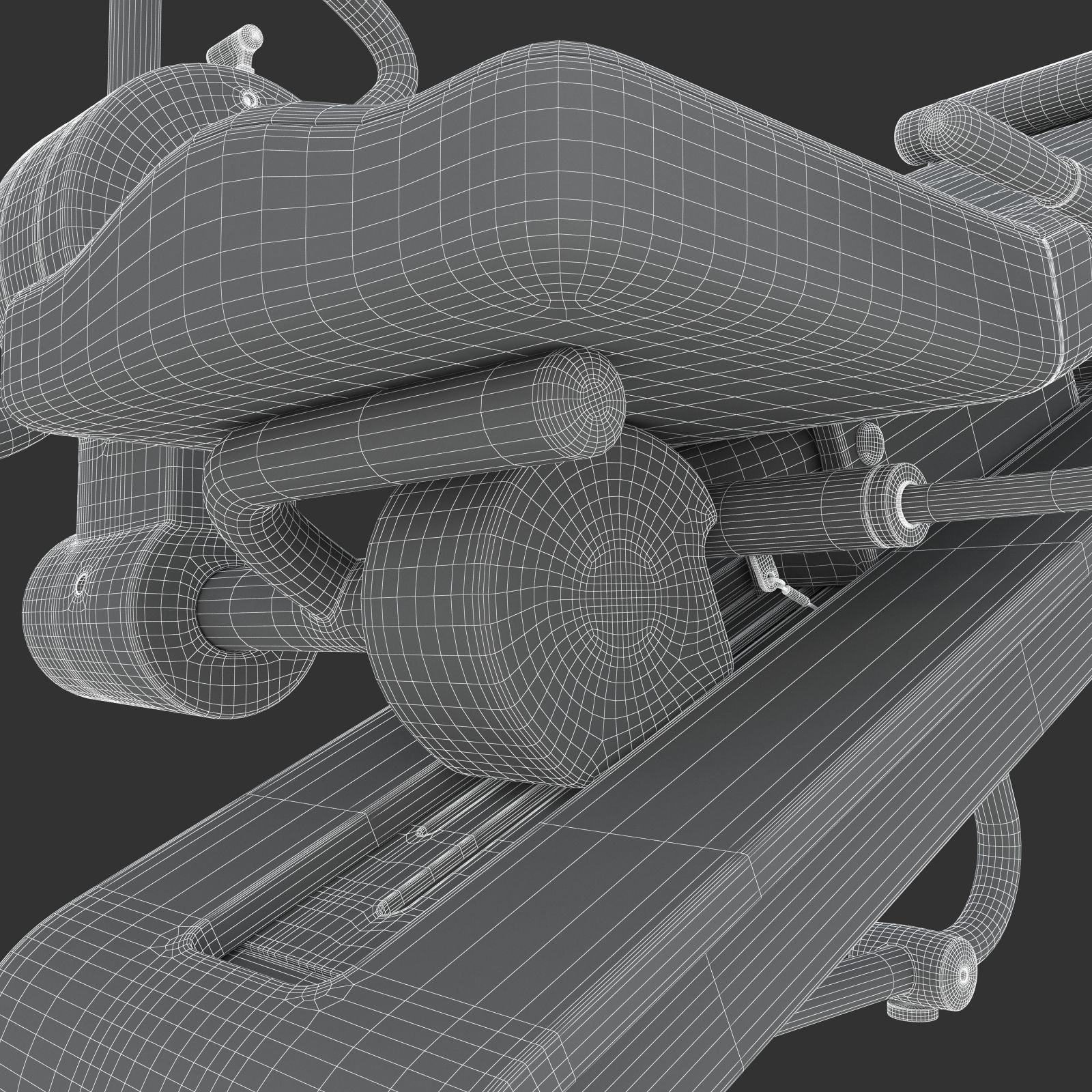 Technogym - Stretching - Flexability Posterior 3D model_19
