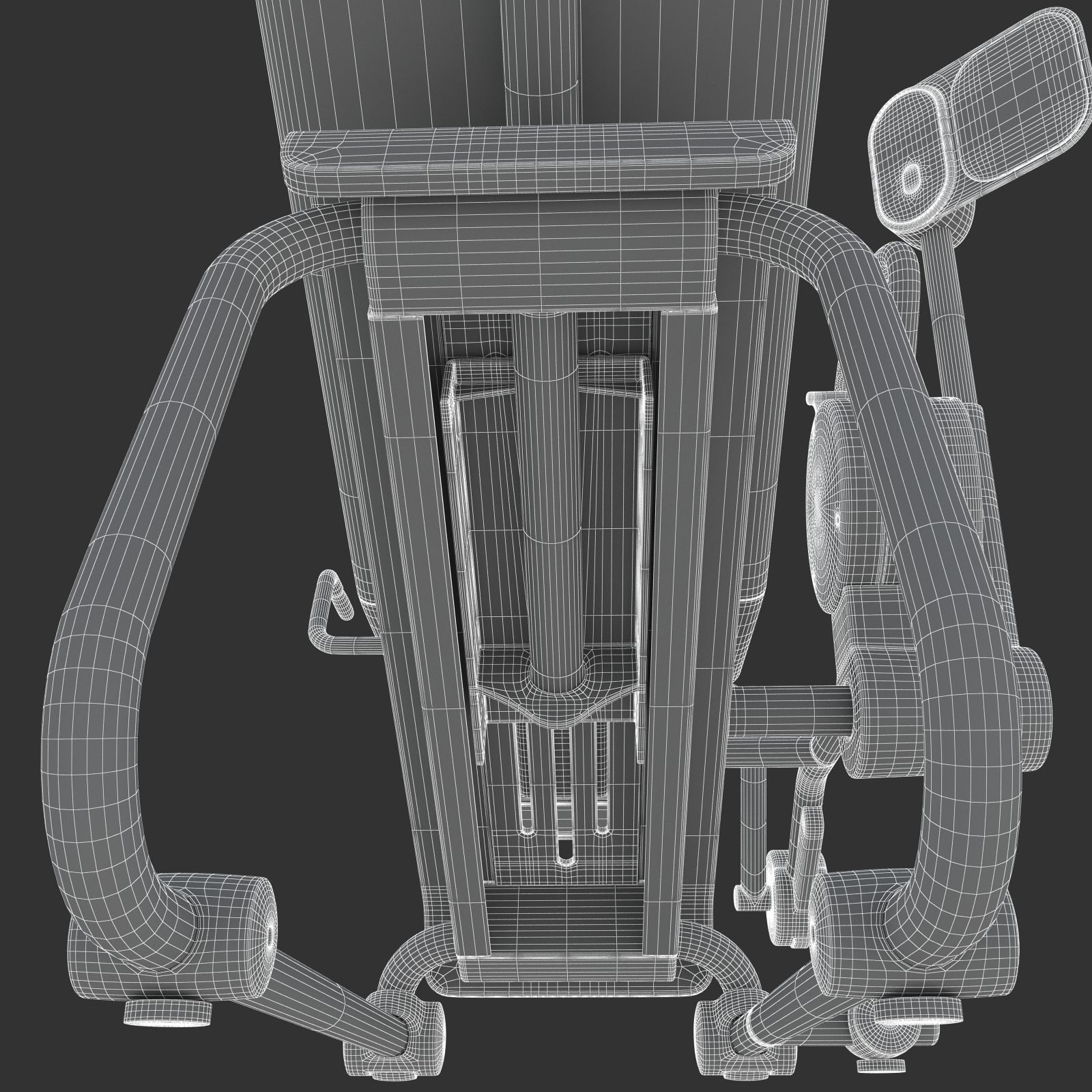 Technogym - Stretching - Flexability Posterior 3D model_22