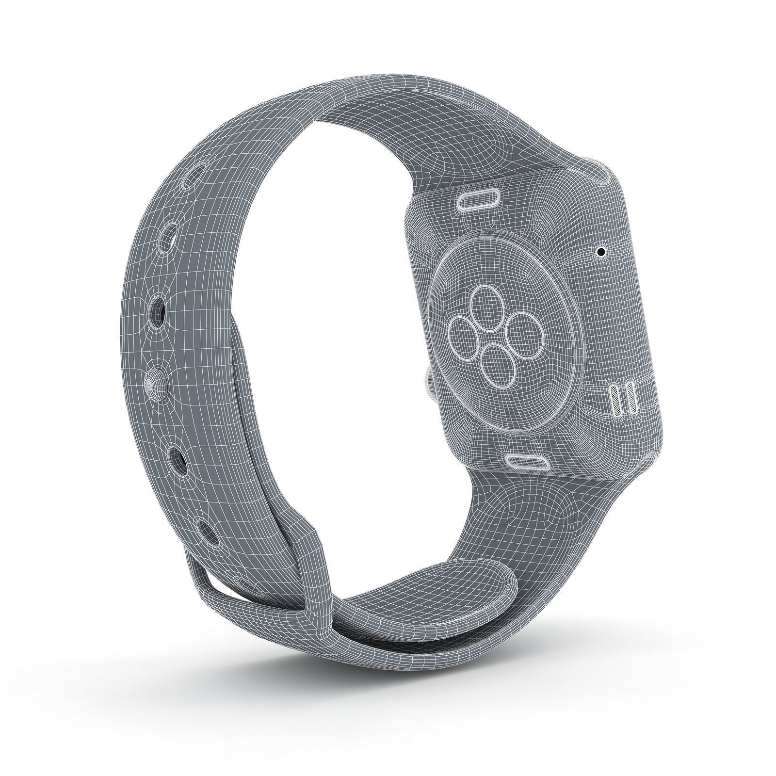 Apple Watch Sport 3D model_8