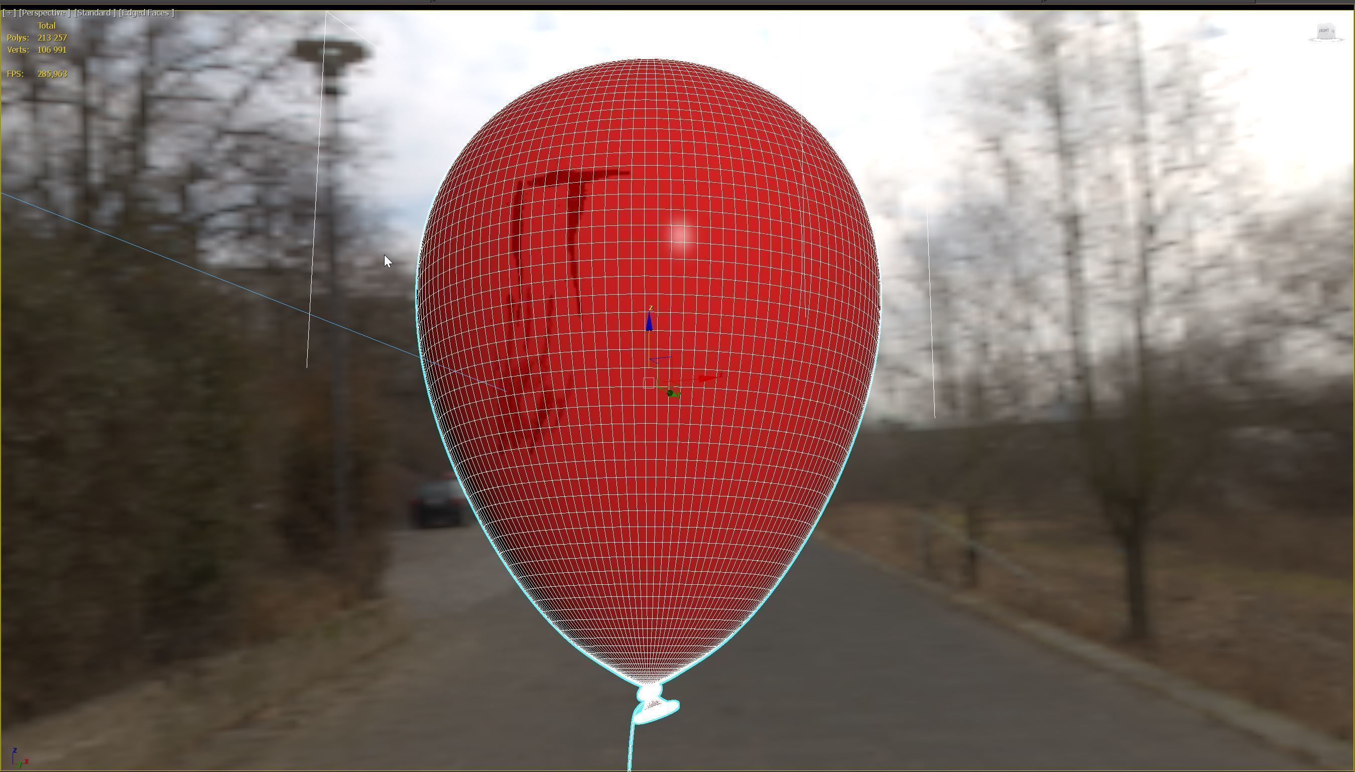 IT movie balloon 3D model 3D model_1