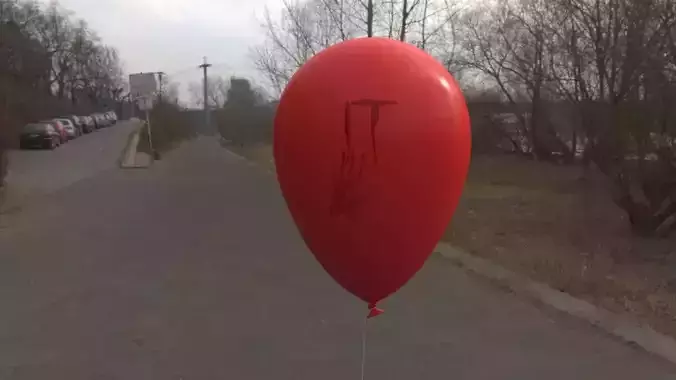 IT movie balloon 3D model 3D model