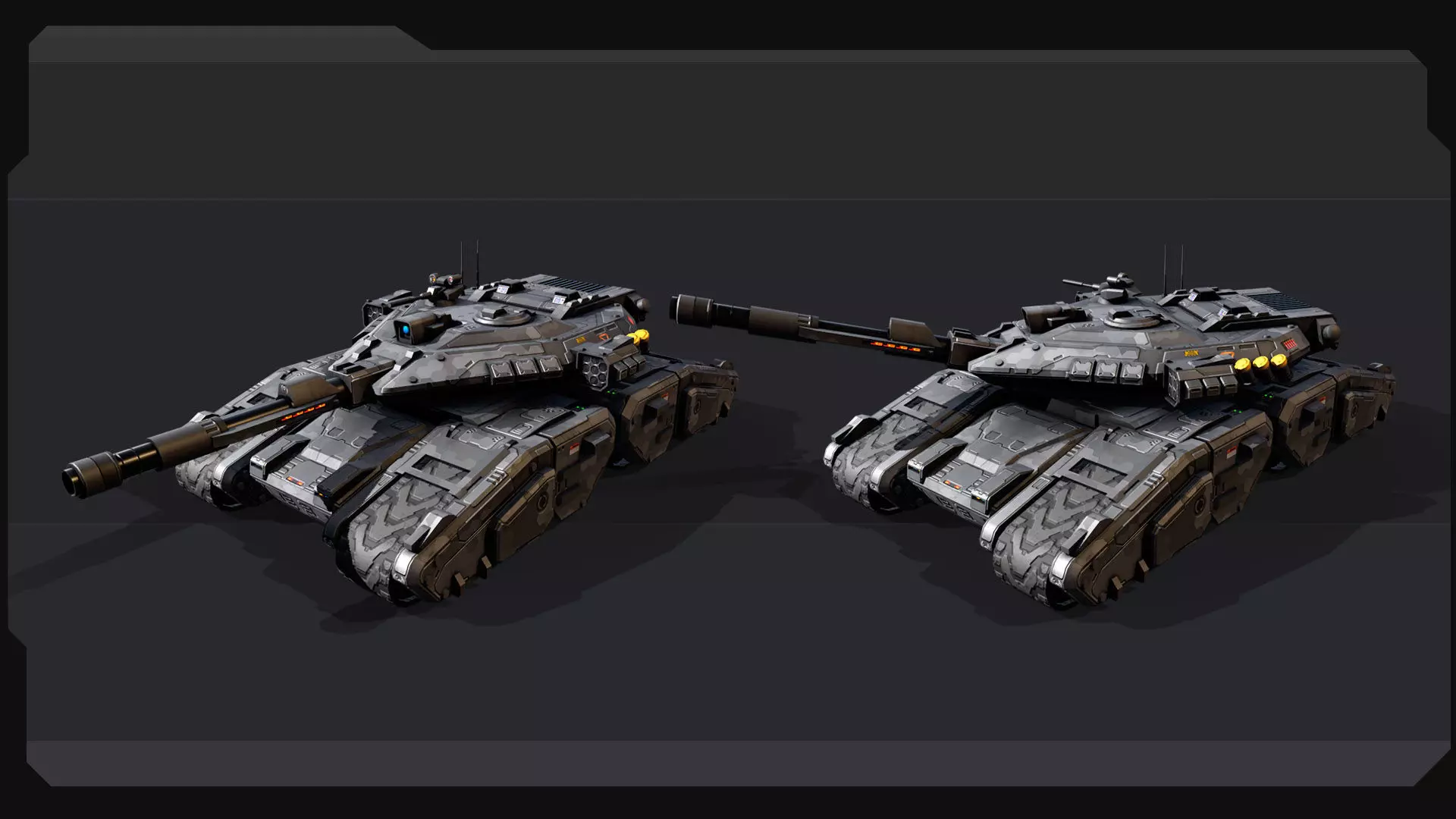 SF Tank - MX2 Low-poly 3D model_2