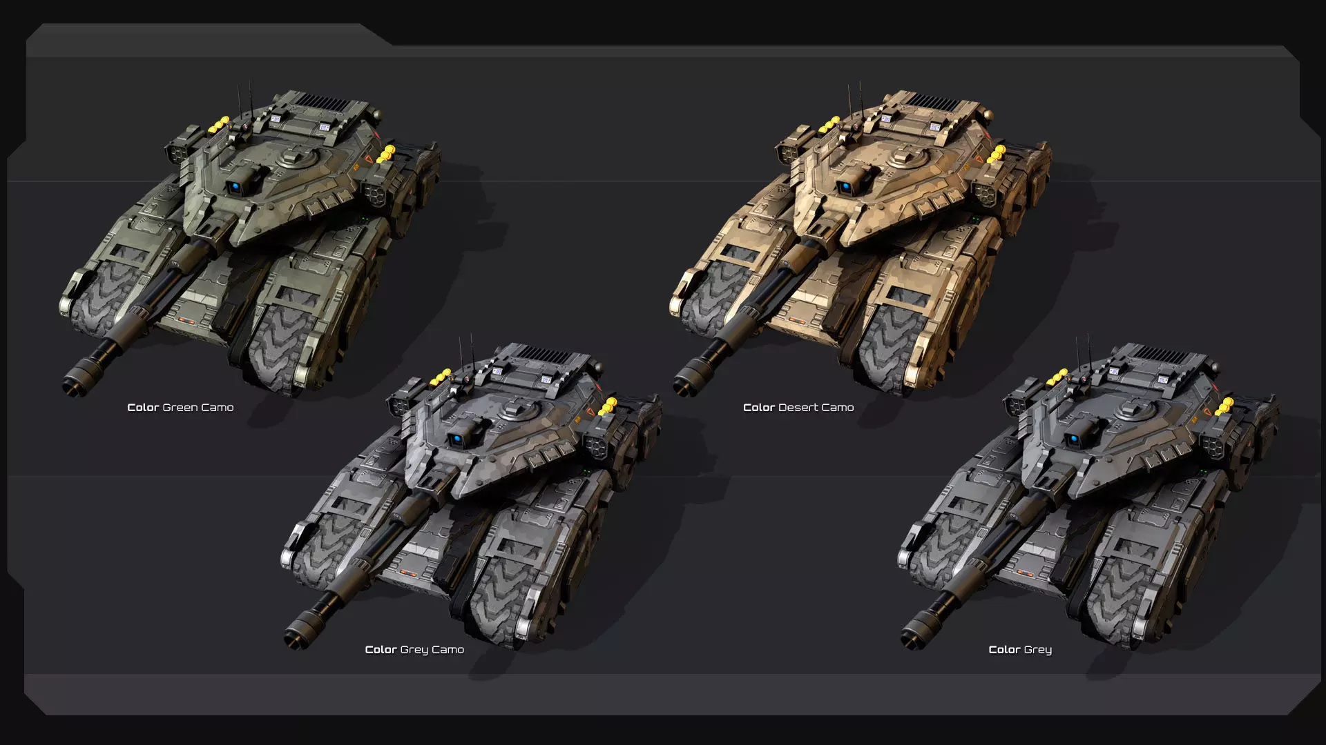 SF Tank - MX2 Low-poly 3D model_5