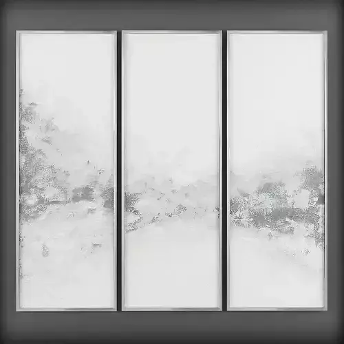 Picture Frames Low-poly 3D model