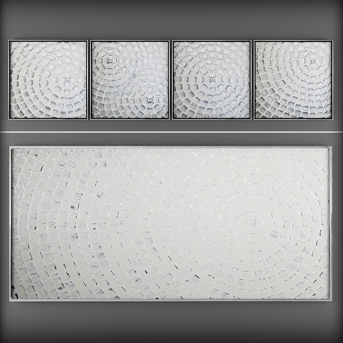 Picture Frames Low-poly 3D model_1