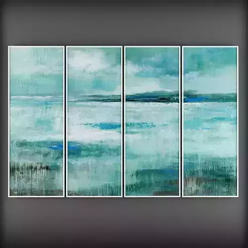 Picture Frames Low-poly 3D model