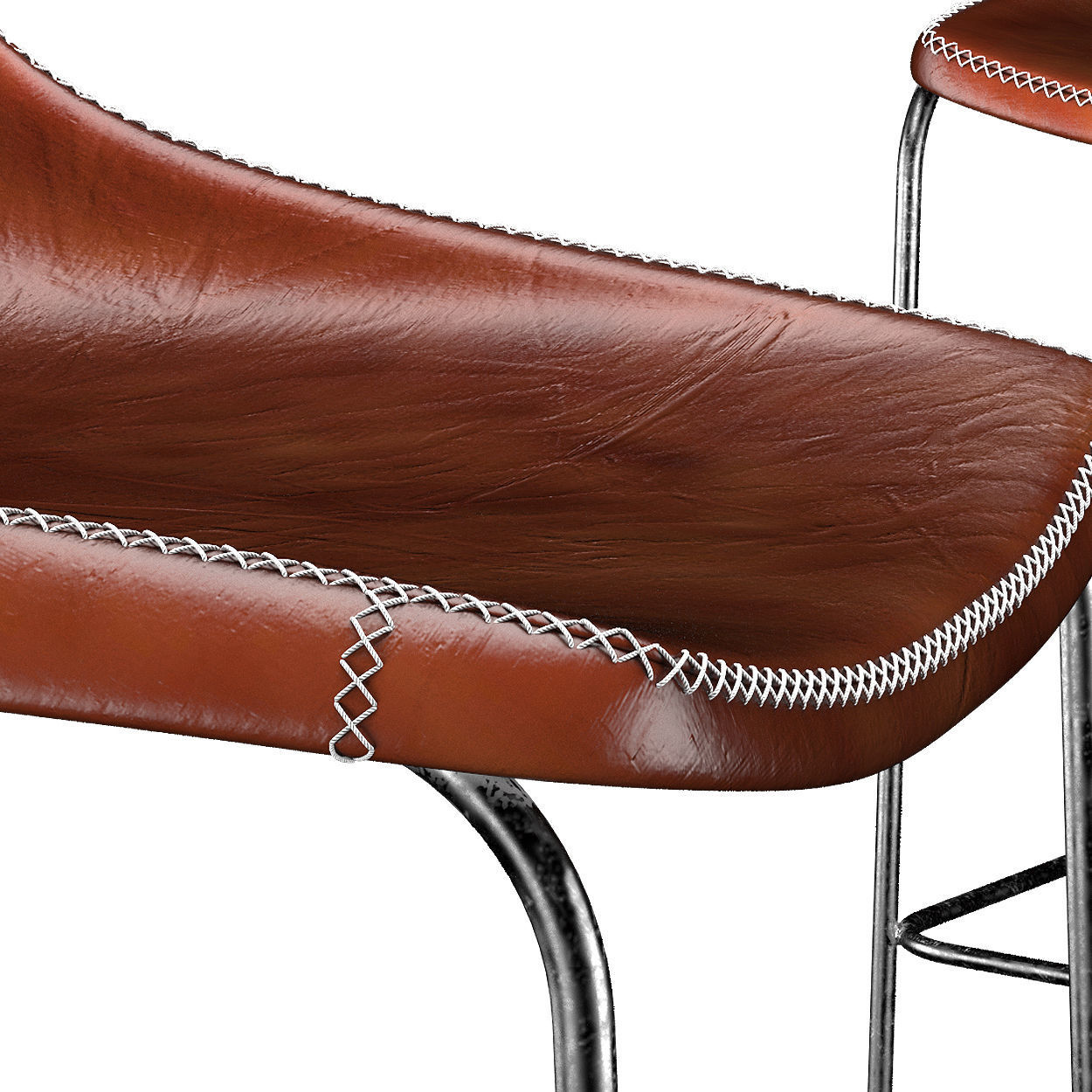 WATERLOO Chair Low-poly 3D model_1