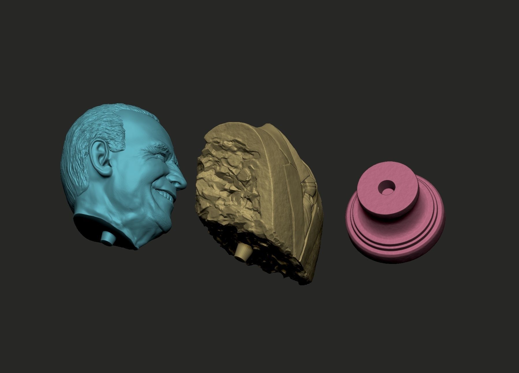 Joe Biden US president bust 3D print model_8