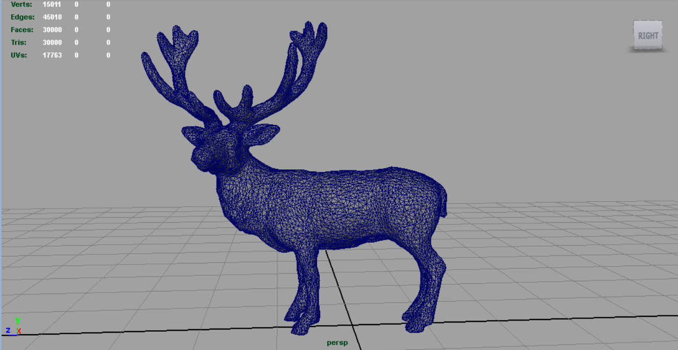 Red Deer 3D model_6